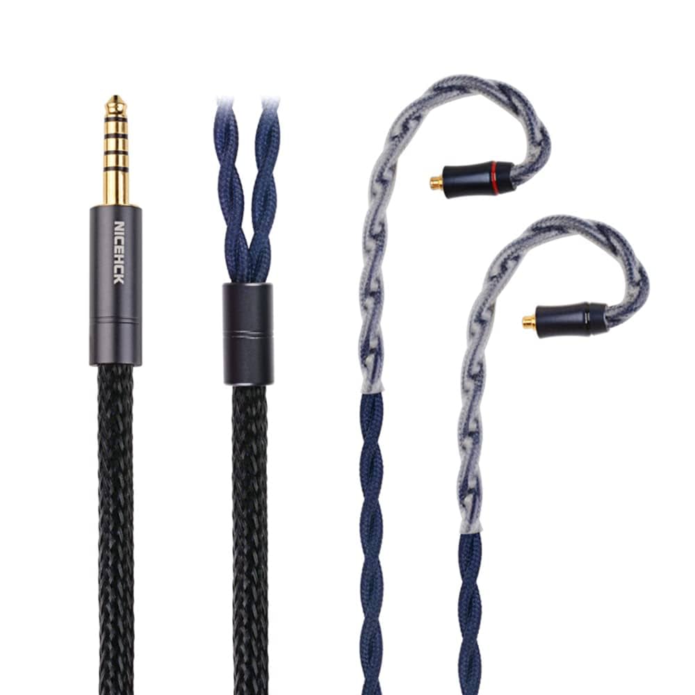 【ケイサンクス】◆◆NICEHCK HK6◆MMCX 6BA◆ Amazon.com: NICEHCKDragonSale in Ear Monitor Cable, 7N OCC